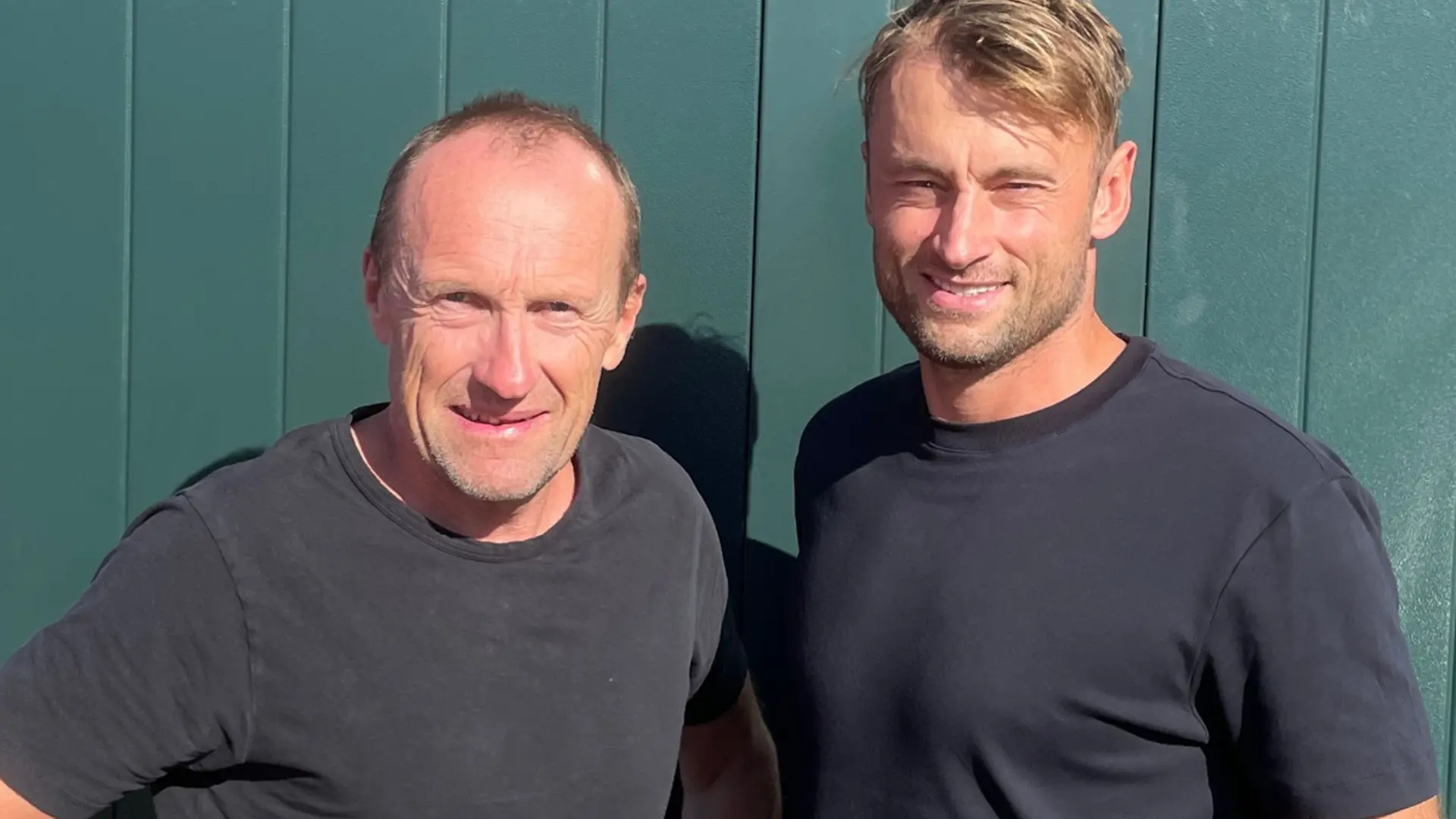 Thorkild Gundersen og Petter Northug som sammen holder foredraget "sterk i hodet"
